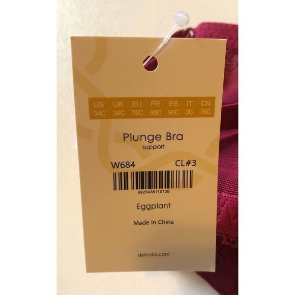 Delimira Bra Size 34C - Picture 3 of 4
